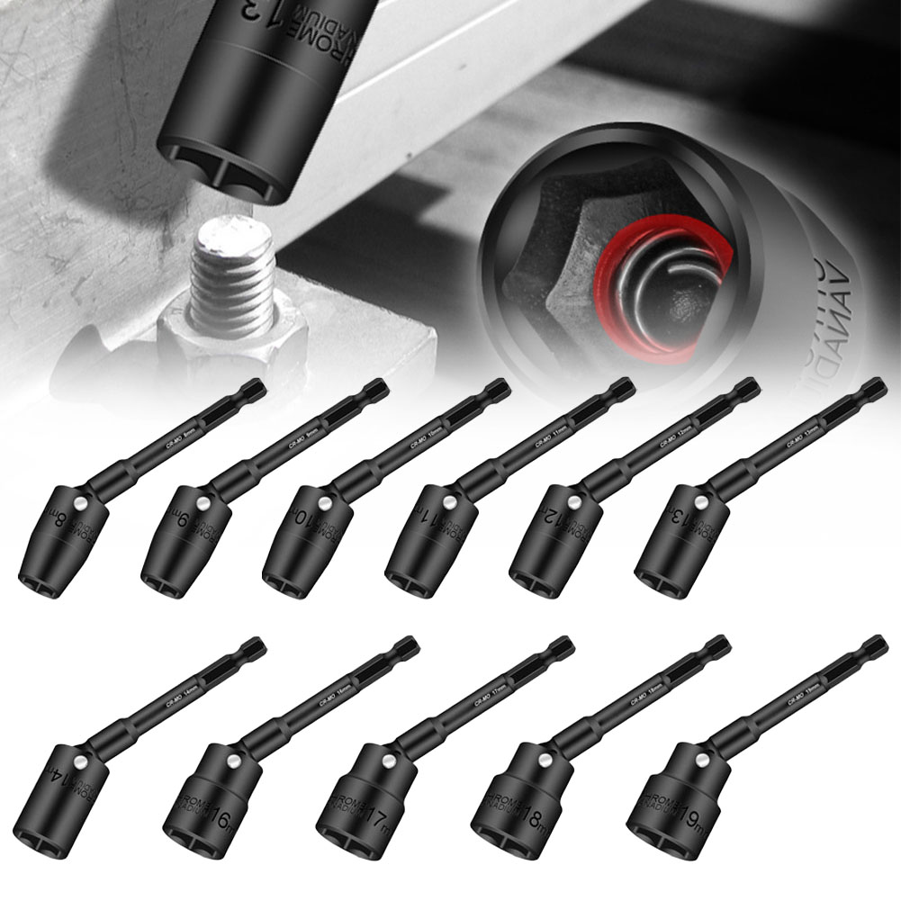 Power Tools Underwater - 1 adet 100mm Altıgen Soket H8-H19