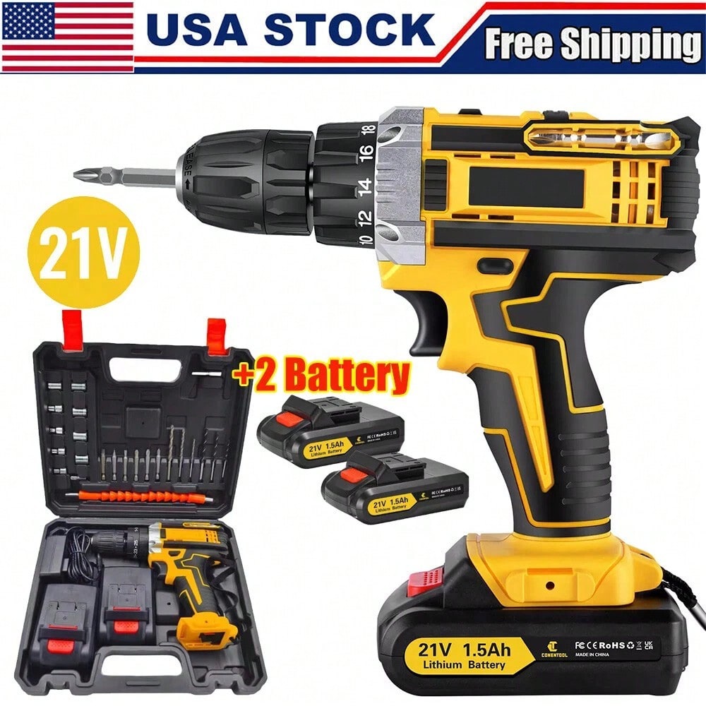 Power Tools For Home - Kablosuz Fırçasız Darbeli Tornavida ve Darbeli