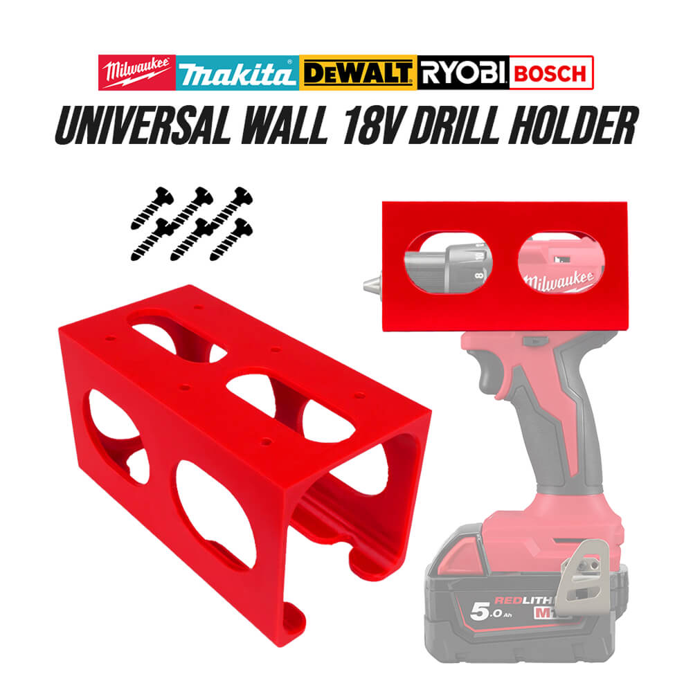 Power Tools Storage - Evrensel 18V Matkap Duvar Montaj Aparatı,