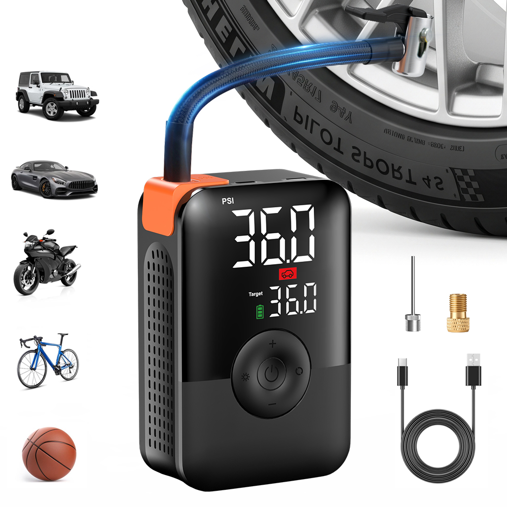 Air Compressor Mini - 12V 150PSI Mini Lastik Şişirme Pompası