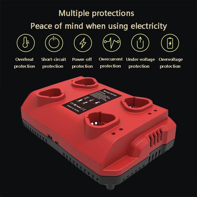 Power Tools Toolstation - Victpower Milwaukee Bataryaları İçin Evrensel Hızlı