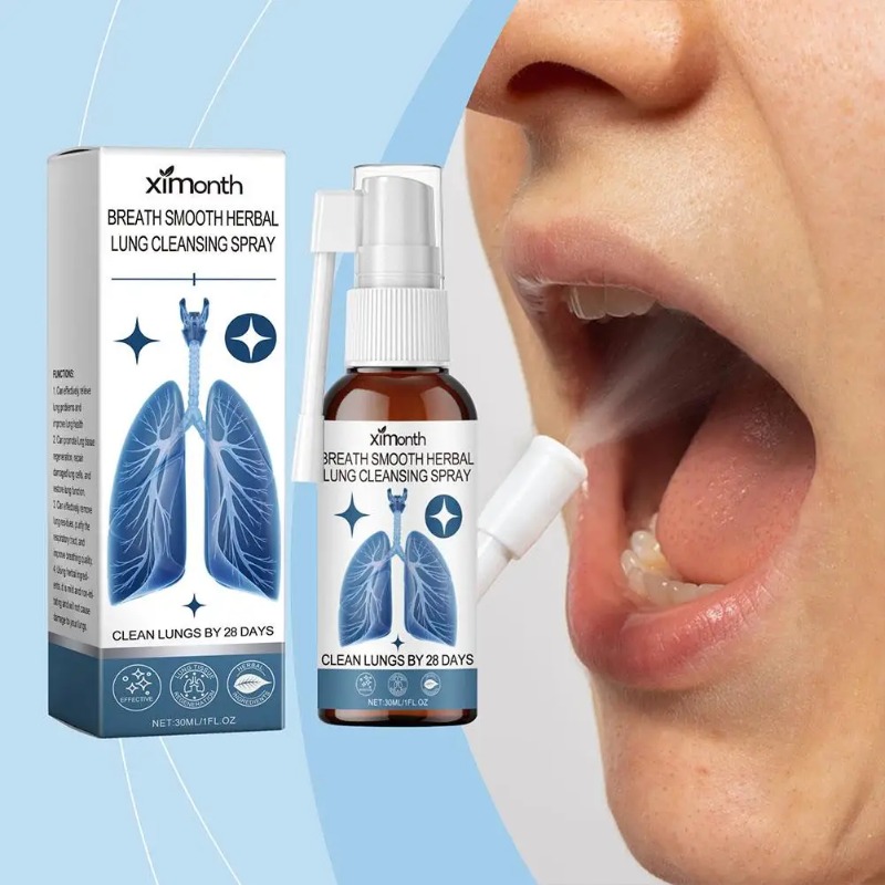 Health Power Tools - Yeni 30ml Bitkisel Akciğer Temizleme Spreyi