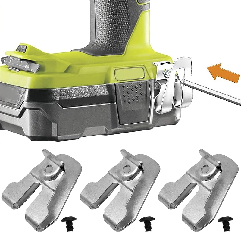 Power Tools Ryobi - 1/2/3 adet kemer klipsi kancaları vidalı