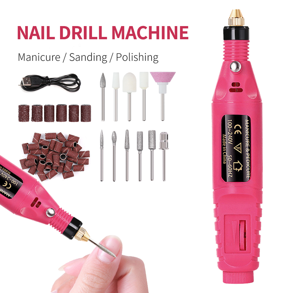 Power Tools Sander - LULAA Taşınabilir Elektrikli Tırnak Matkap Makinesi