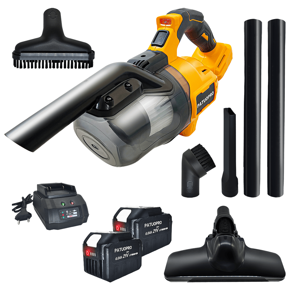 Power Tools For Home - PATUOPRO fırçasız elektrikli süpürge akülü toz