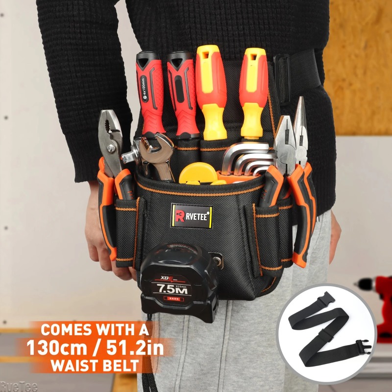 Power Tools Band - Kalınlaştırılmış Taşınabilir Alet Kemeri Çantası 8