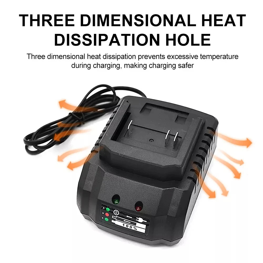 Li-ion Pil Şarj Cihazı 18V 21V - Power Tools Review incelemesi ve fiyatı