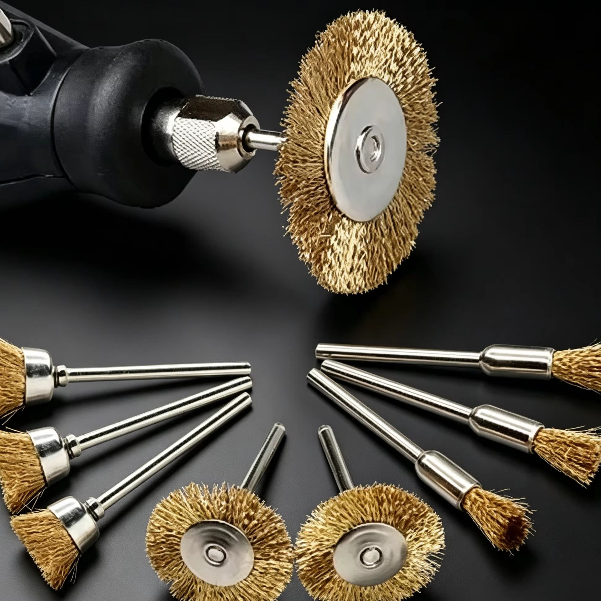 9 adet Çelik Tel Pirinç Fırça  - Power Tools Review incelemesi ve fiyatı