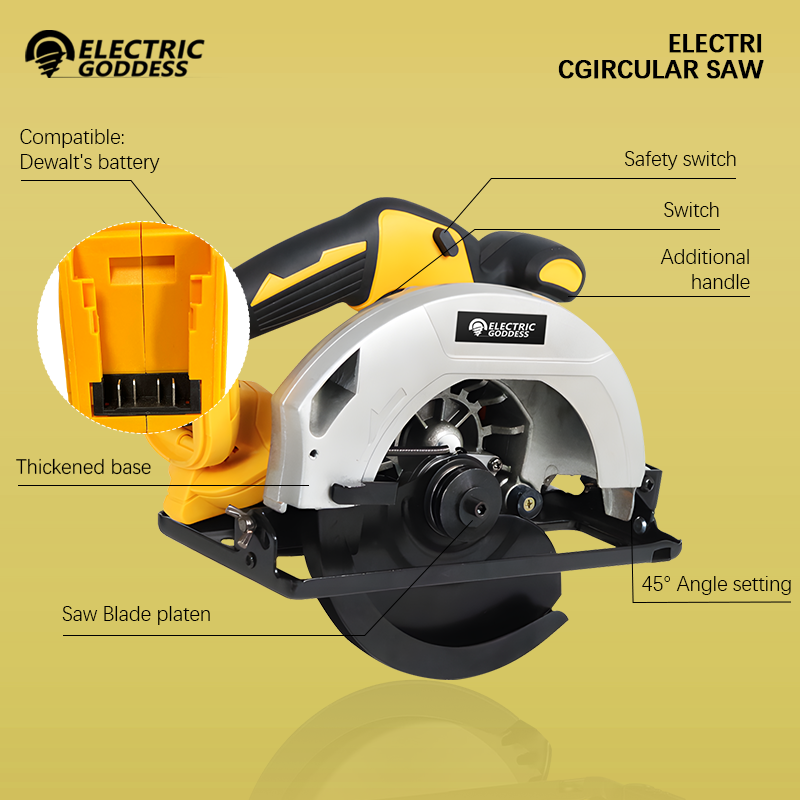 5000rpm 7 inç Akülü Sarı Daire - Power Tools Yellow incelemesi ve fiyatı