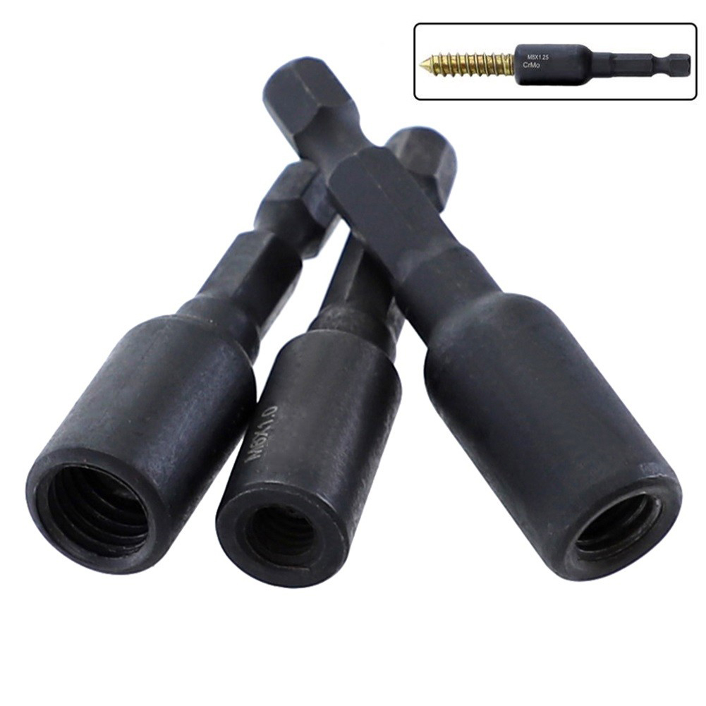 3 adet soket adaptörü M6/M8/M1 - Power Tools Underwater incelemesi ve fiyatı