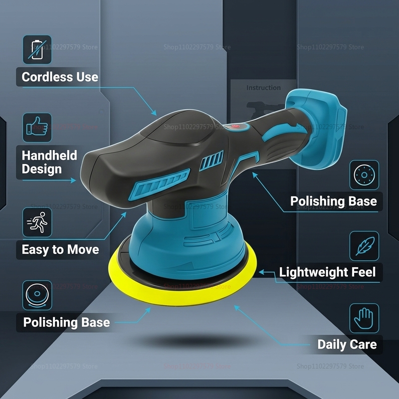 Kablosuz 18V Araba Parlatıcı E - Power Tools Sander incelemesi ve fiyatı