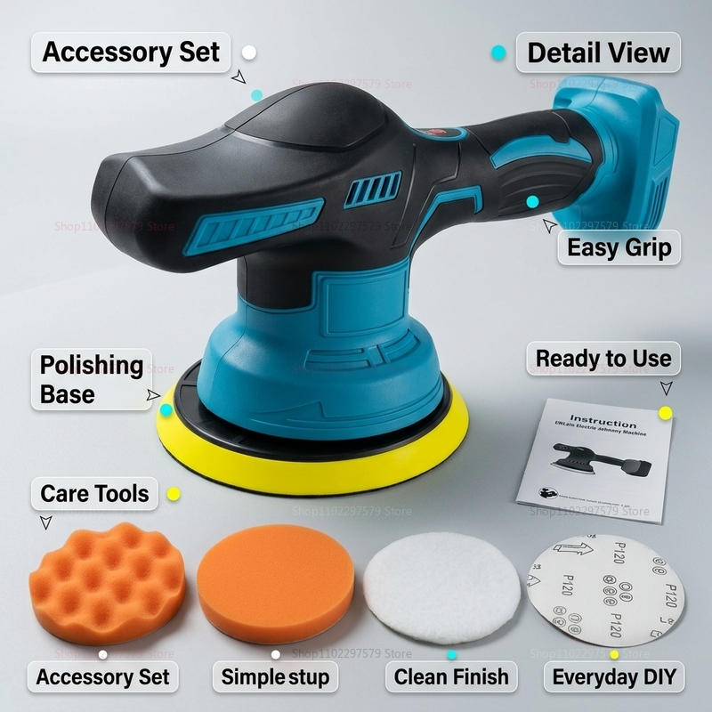 Kablosuz 18V Araba Parlatıcı E - Power Tools Sander incelemesi ve fiyatı