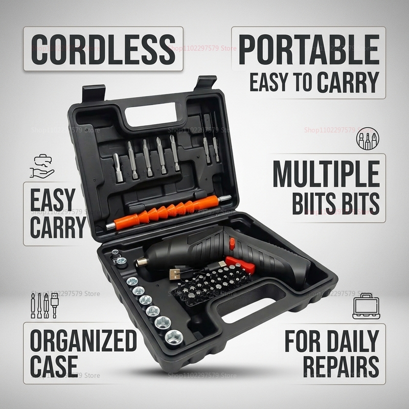 47 Parça Şarj Edilebilir Elekt - Power Tools Battery Repair incelemesi ve fiyatı
