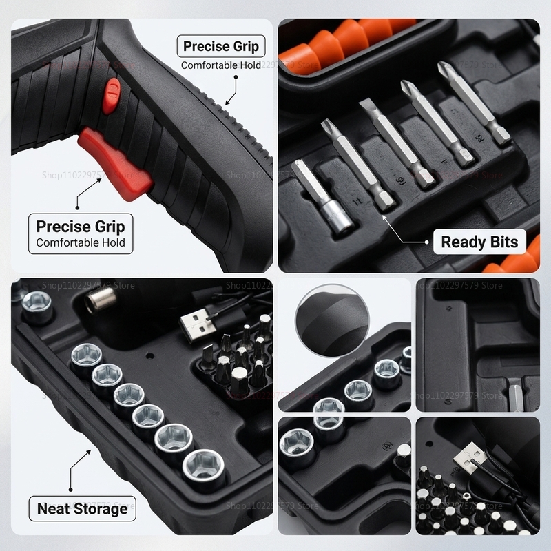 47 Parça Şarj Edilebilir Elekt - Power Tools Battery Repair incelemesi ve fiyatı