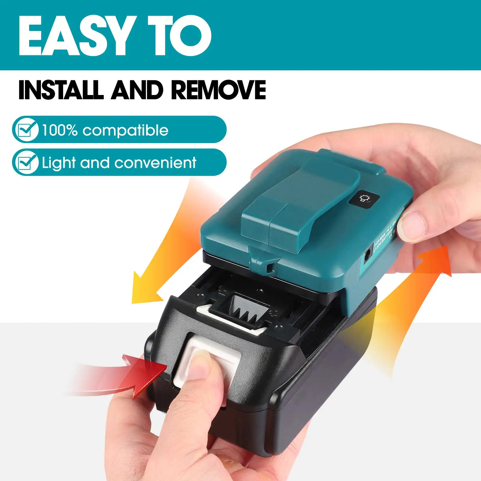 Makita için Işıklı Adaptör, Mi - Power Tools Milwaukee incelemesi ve fiyatı