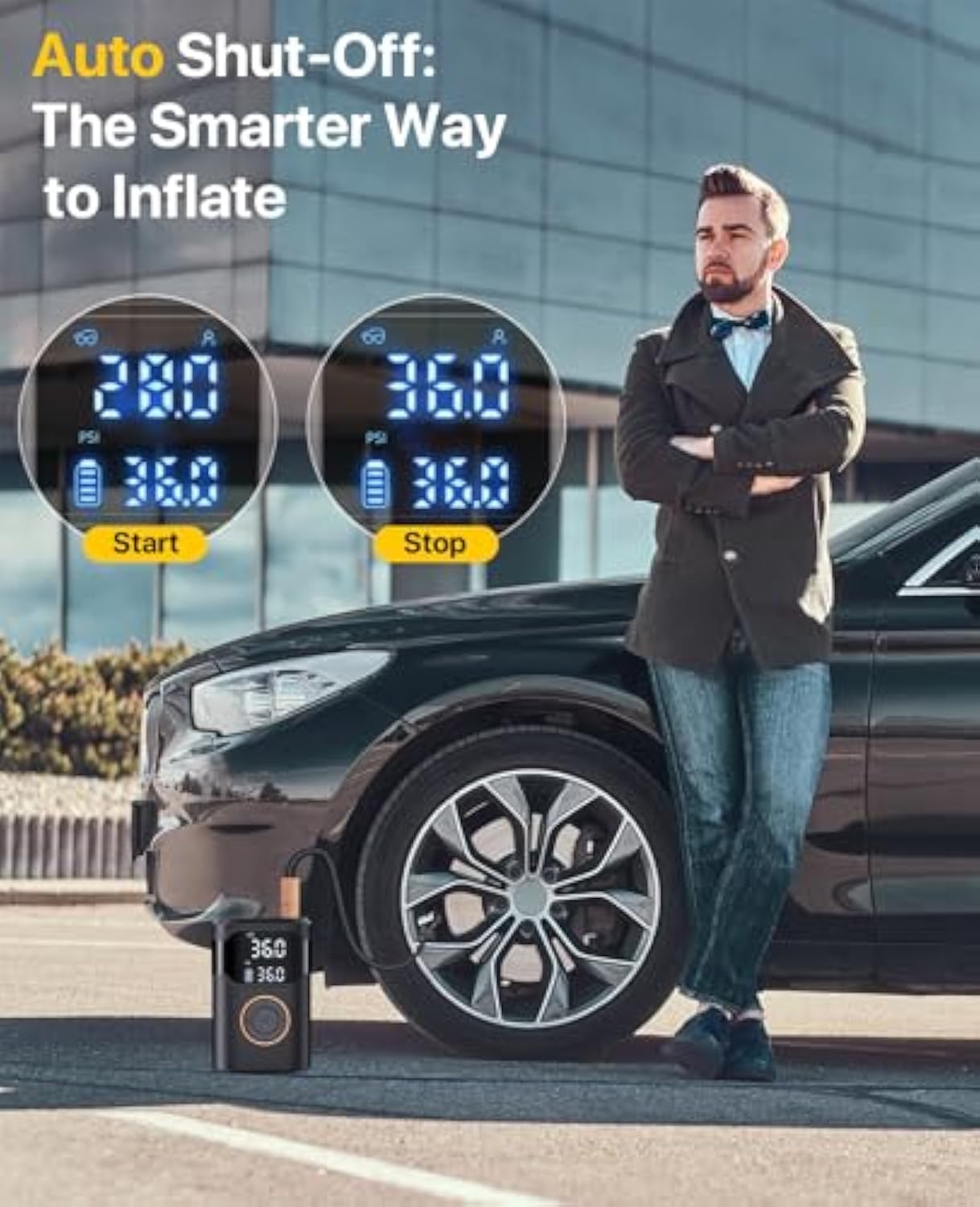 Otomatik Şarj Edilebilir Elekt - Air Compressor Mini incelemesi ve fiyatı
