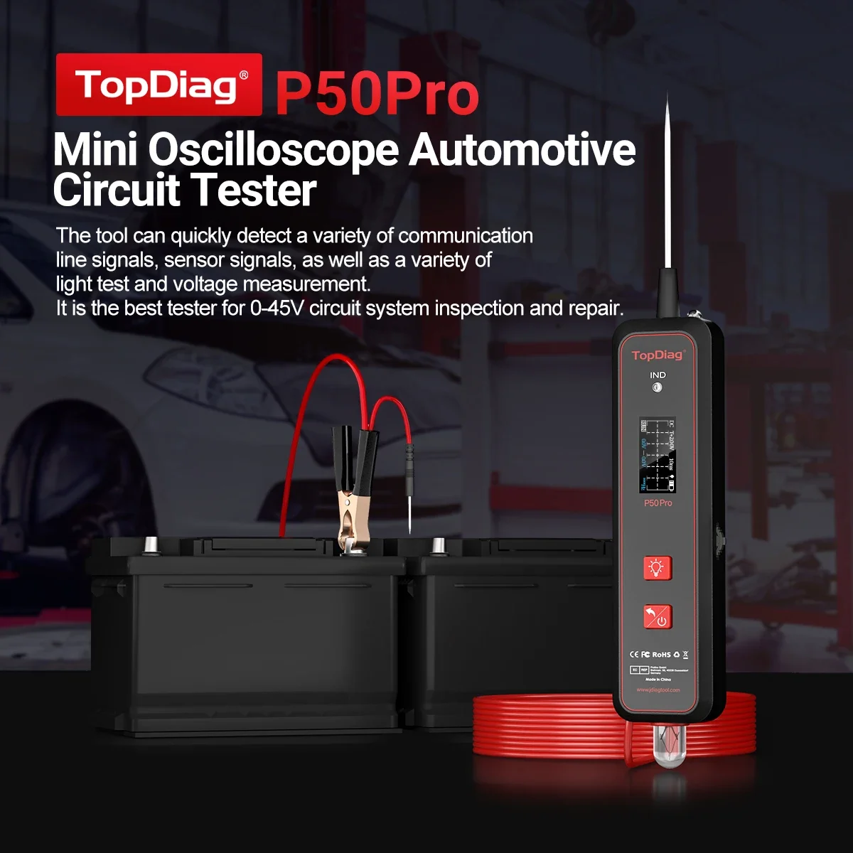 Topdiag P50pro JDiag Mini Osil - Power Tools Pro incelemesi ve fiyatı