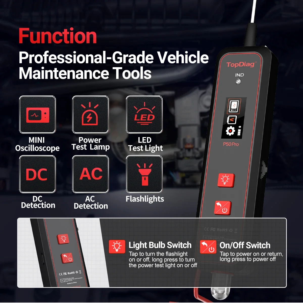 Topdiag P50pro JDiag Mini Osil - Power Tools Pro incelemesi ve fiyatı