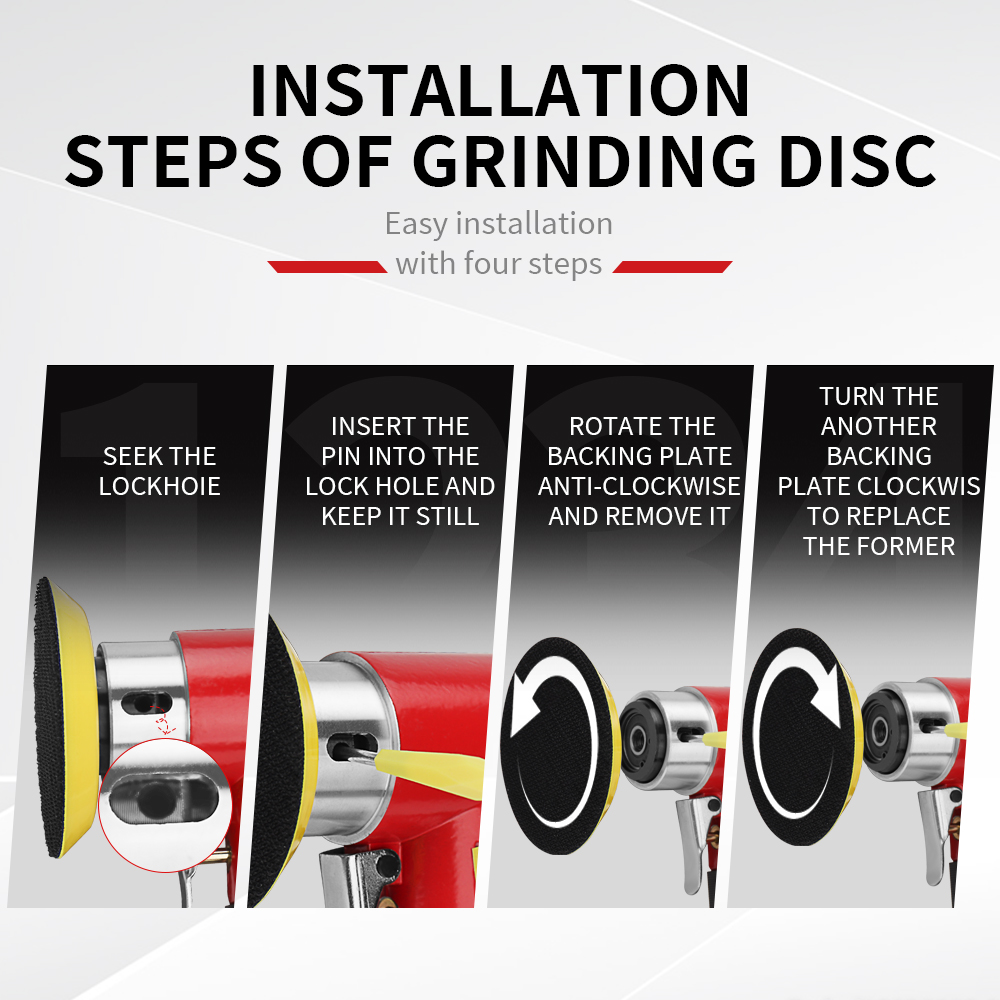 SIFANG rastgele yörünge havalı - Power Tools Sander incelemesi ve fiyatı
