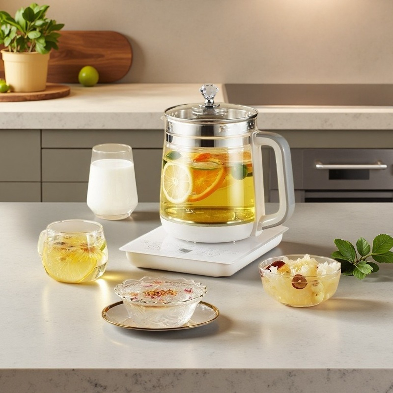 1.8L cam bitki demliği, çok fo - Health Power Tools incelemesi ve fiyatı