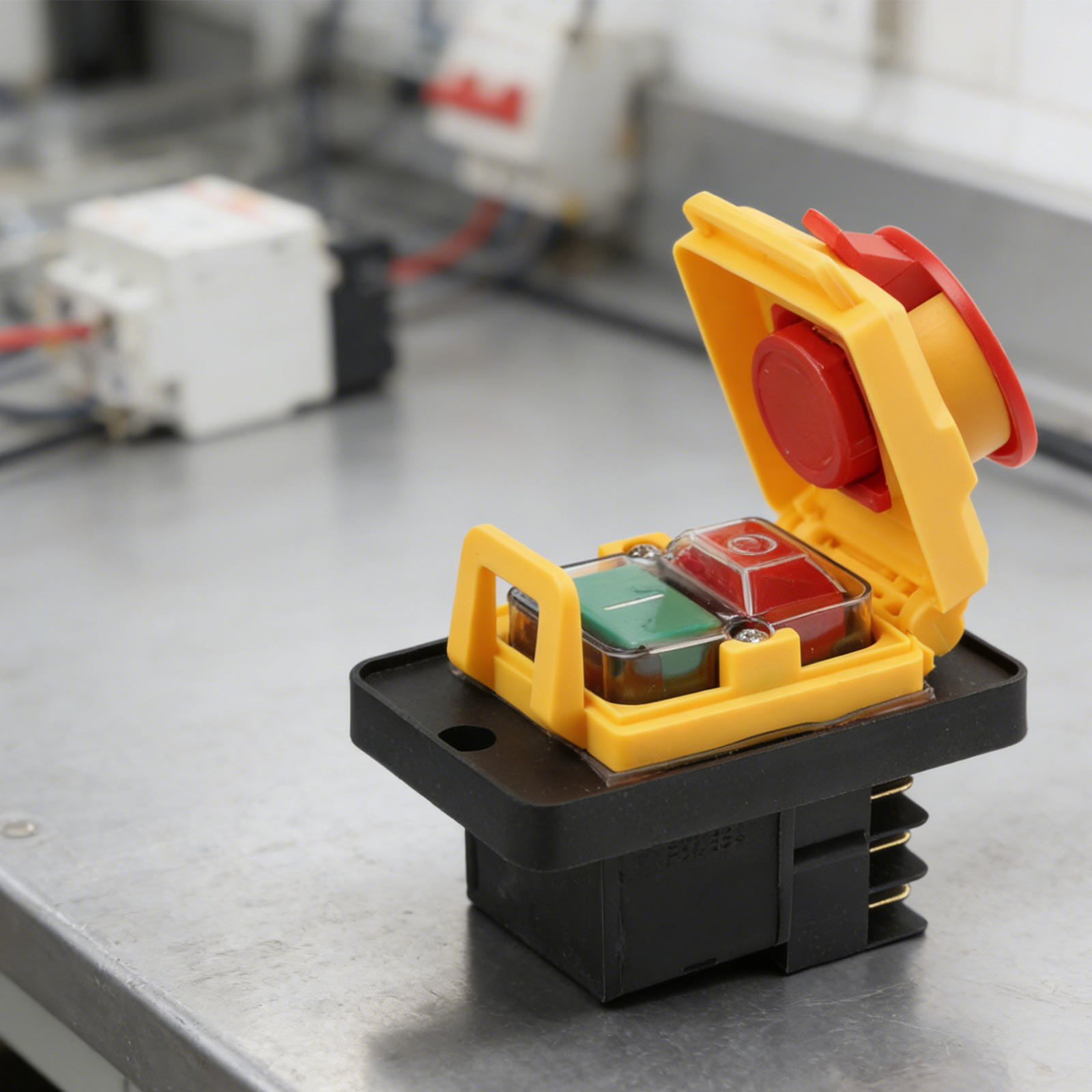 220V Buton Anahtarı Endüstriye - Power Tools Yellow incelemesi ve fiyatı